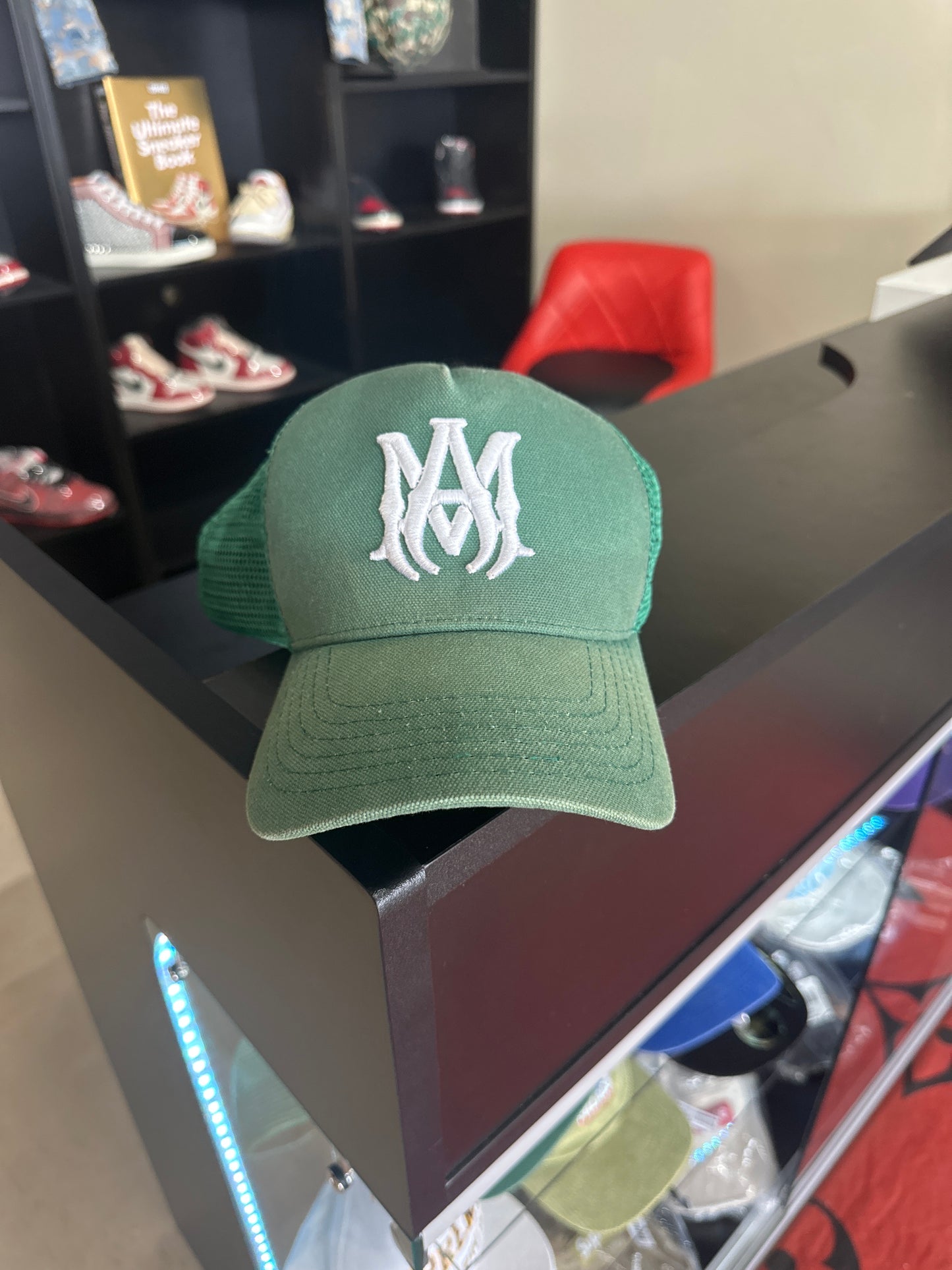 Amiri Green logo Hat