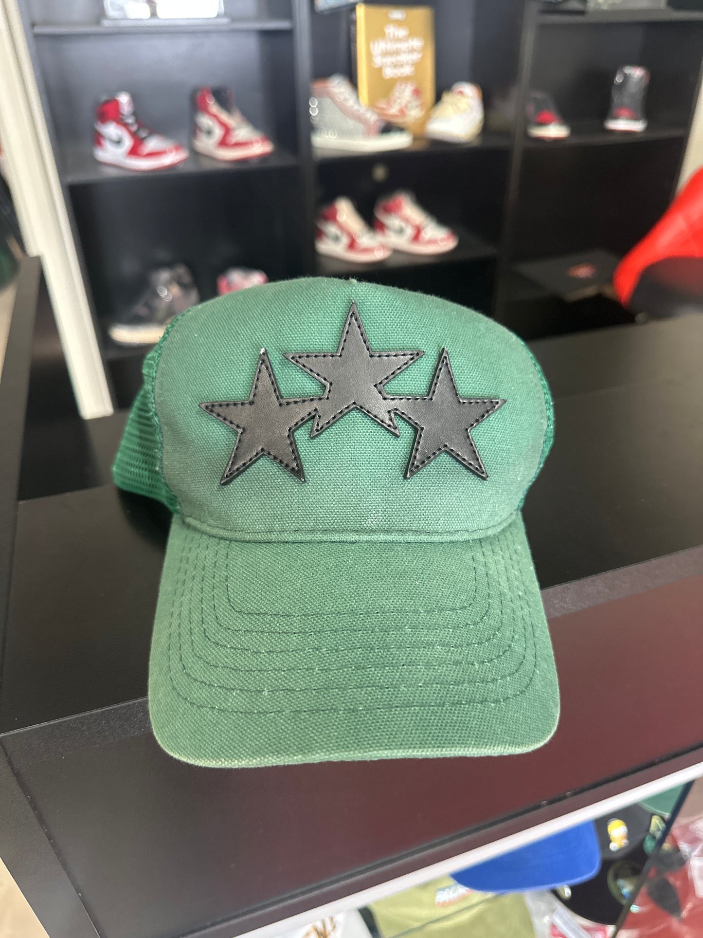 Amiri green star hat