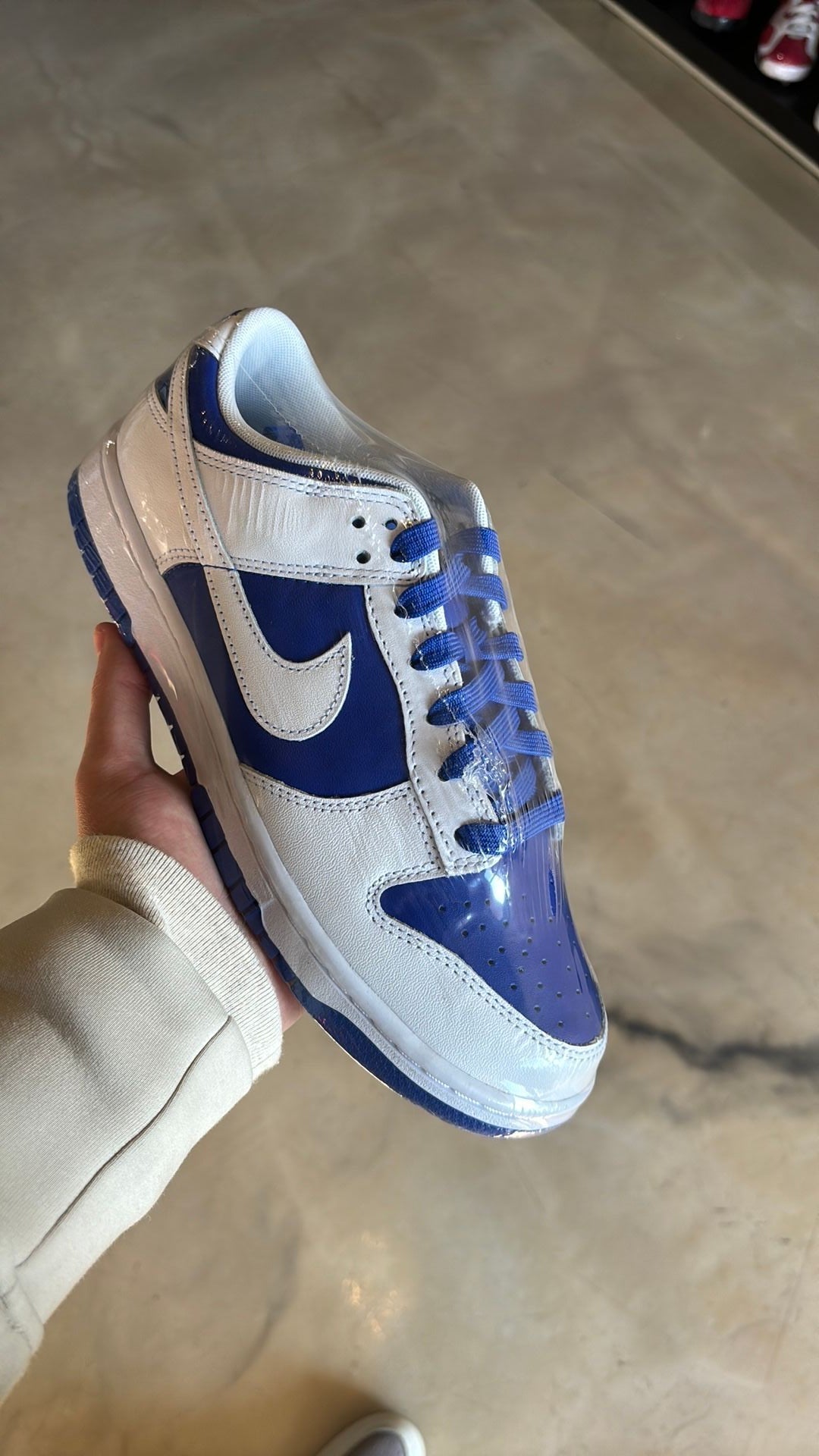 Nike dunk low racer blue