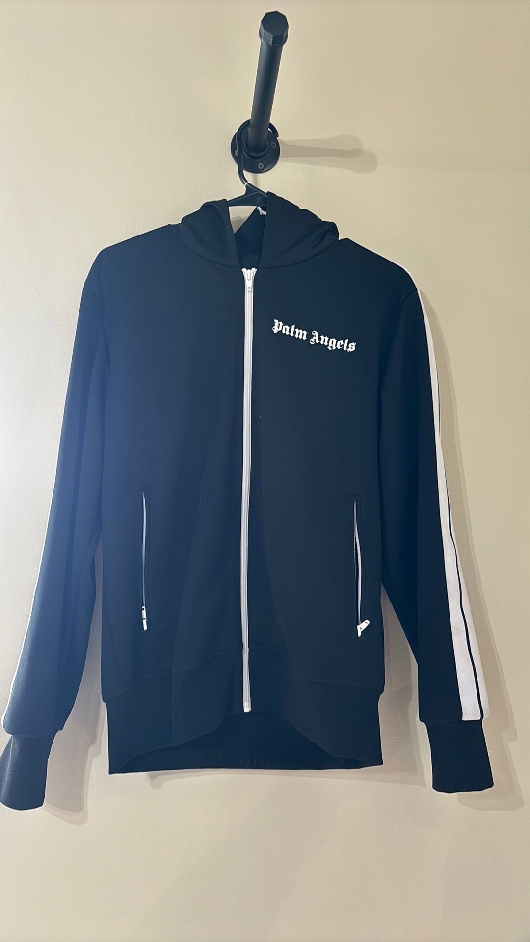 Palm angels Black jacket black sz medium