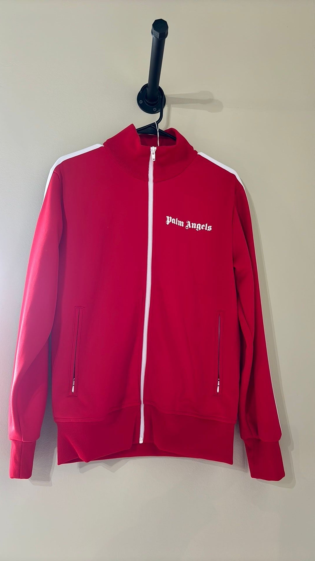 Palm angels jacket red sz medium