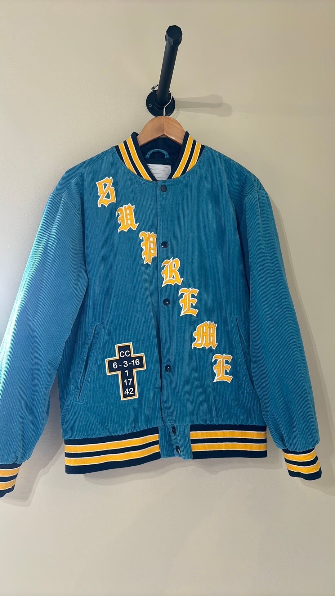 Supreme x Dover-street varsity jacket sz medium