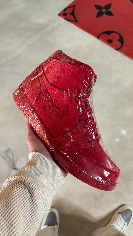 Jordan 1 high red suede