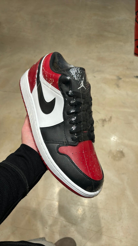 Jordan 1 low bred toe