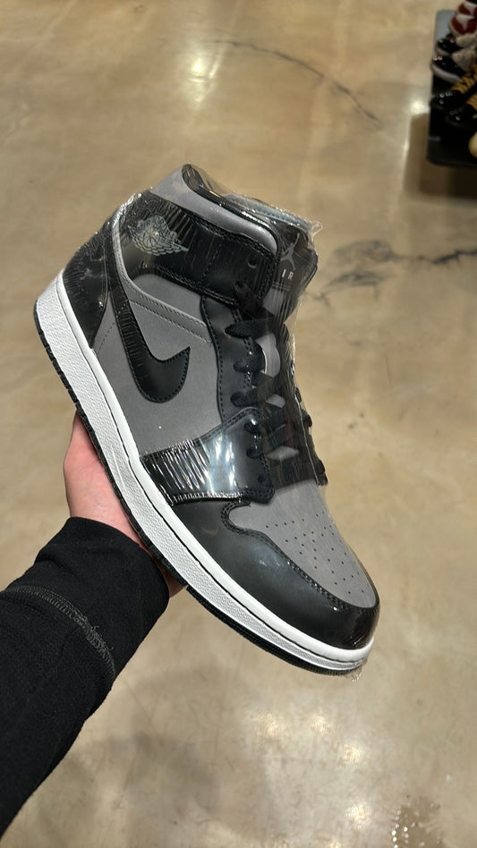 Jordan 1 mid grey black 2012