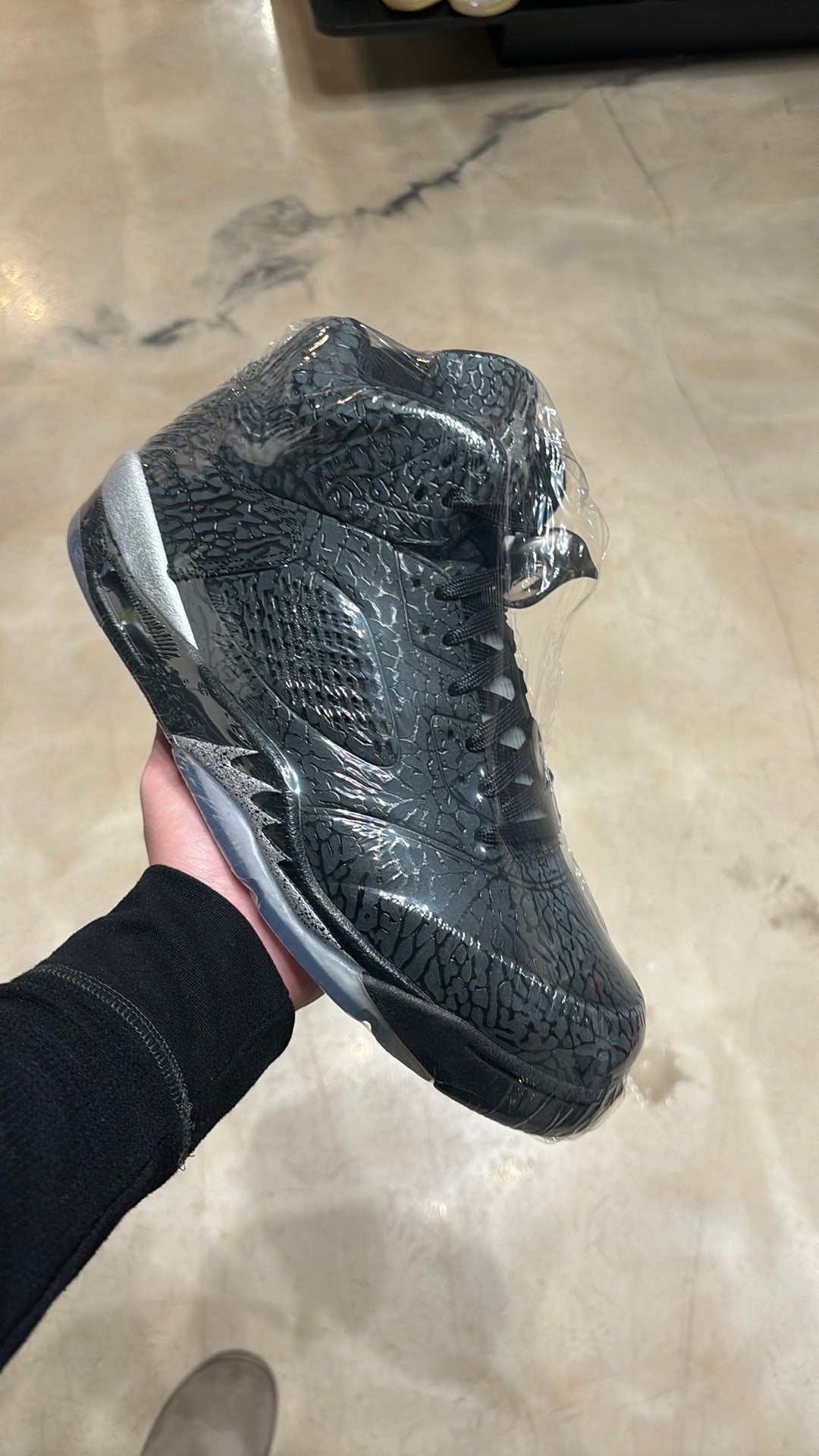 Jordan 5 3lab black silver 2014