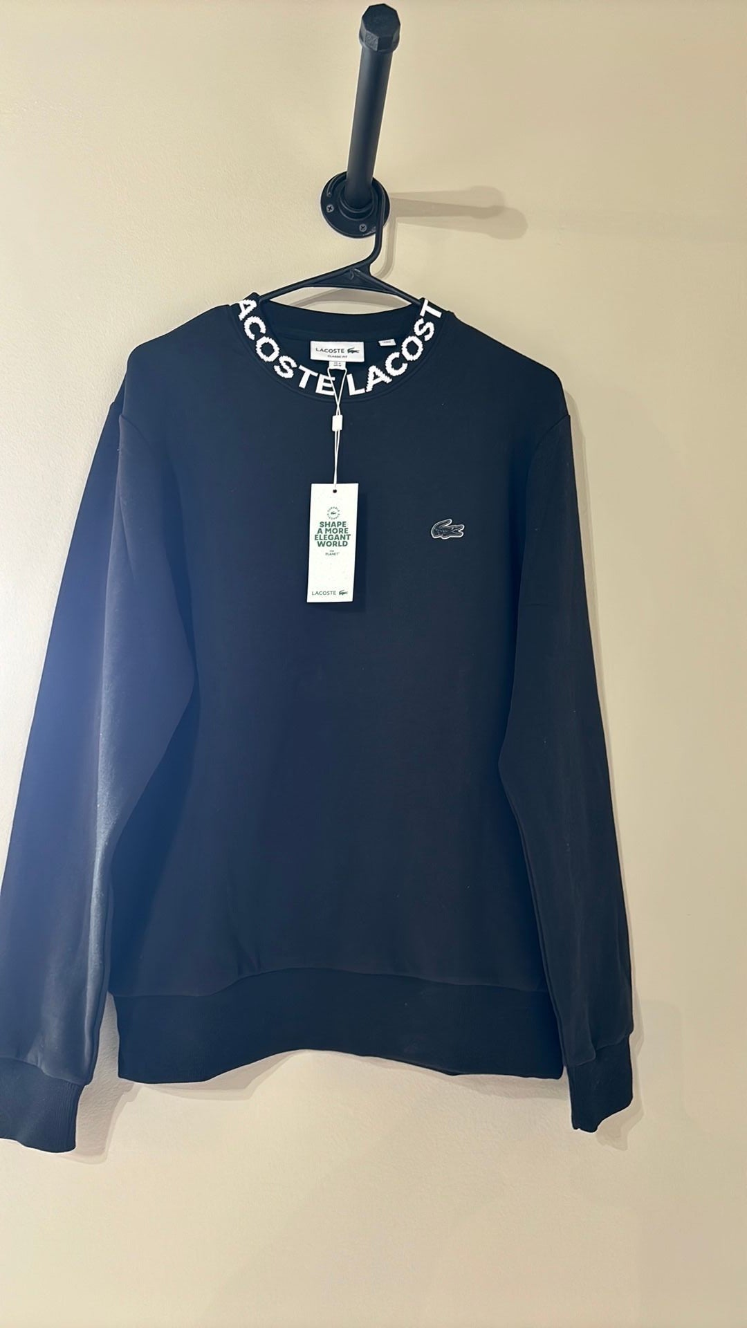 Lacoste black long sleeve sz medium