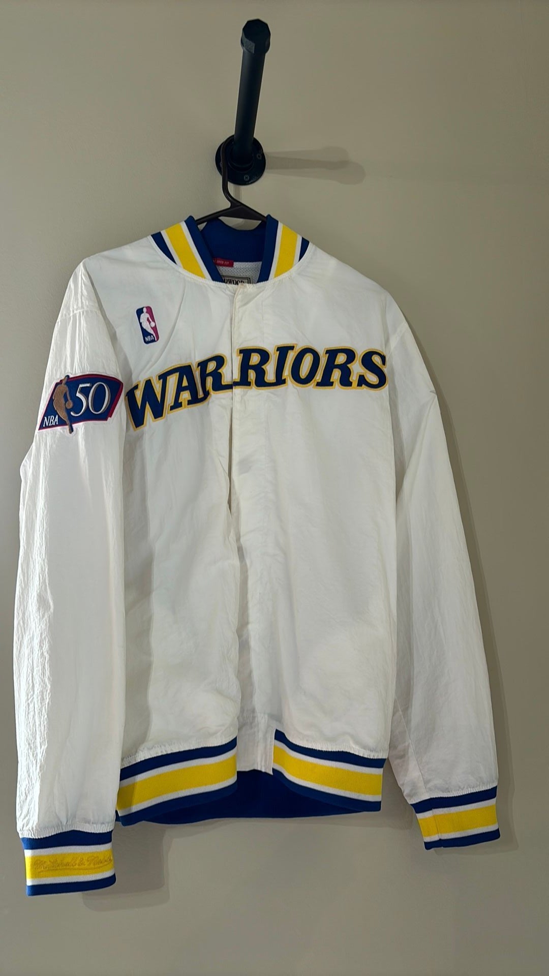 Mitchell and Ness Warriors jacket sz Medium