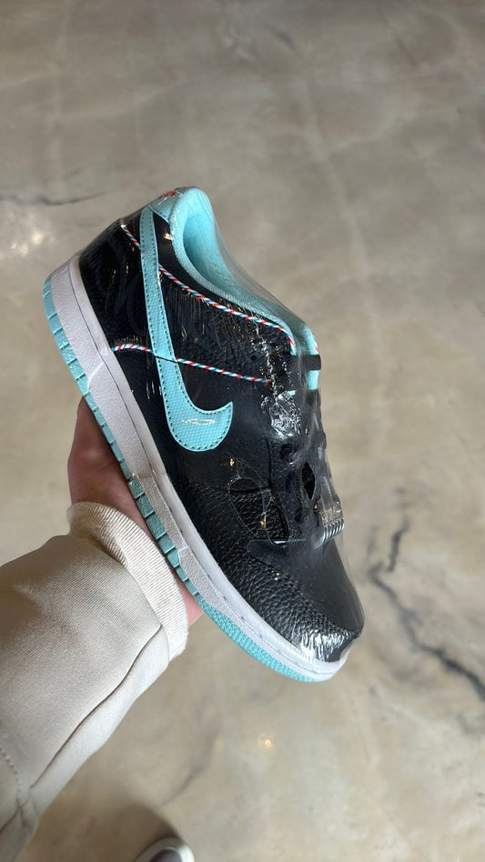 Nike dunk low barbershop black