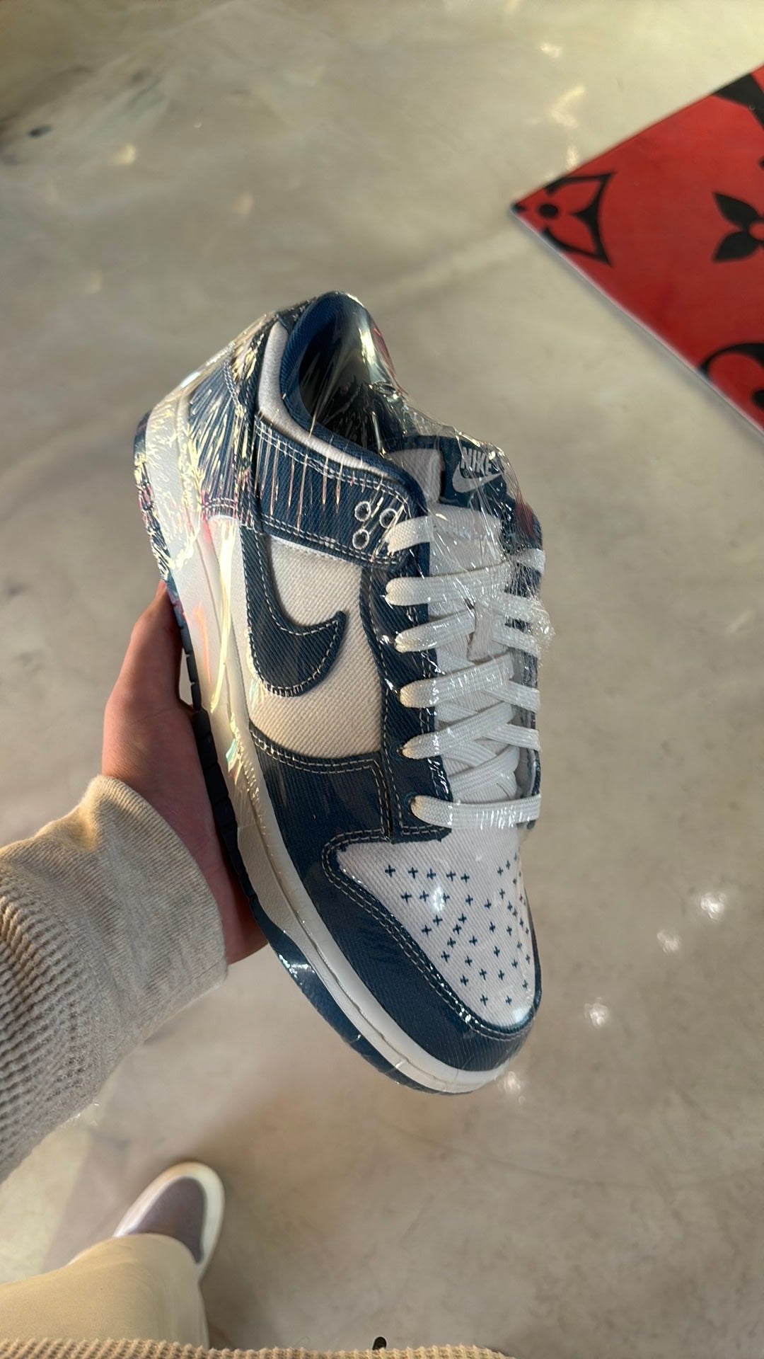 Nike dunk low industrial blue Sashiko
